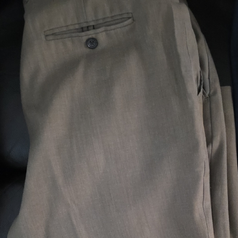 Perry Ellis Men's Brown Dress Pants